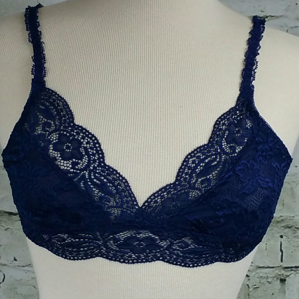 Cobalt Blue Bralette NWT NEW Sizes M  L  XL